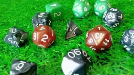 Kundenspezifisches polyedrisches Dnd-RPG-Spiel-Kunststoff-Acryl-Würfel-Set im Großhandel